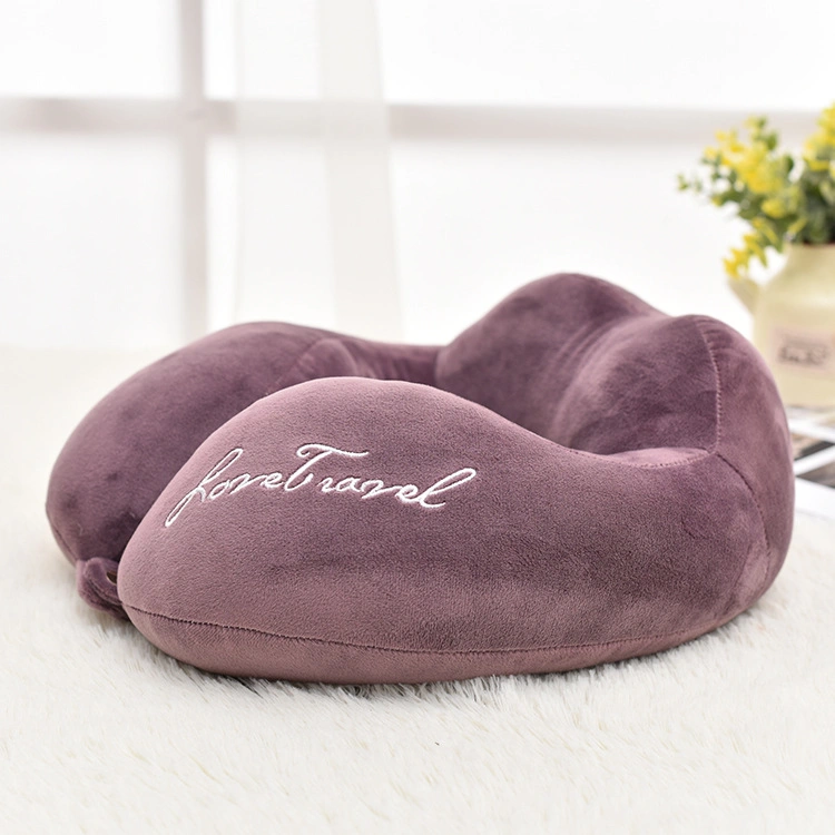 Organic Adorable Plane Pillow Car Headrest Nap Cushion Memory Foam Head Support Chin Car Neck Travel Round Pillow