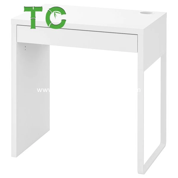 Modern Rectangular Wood Computer Desk PC Laptop Kids Reading Table with Drawer Writing Study Desk