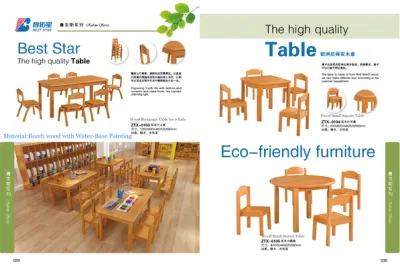 너도밤 나무 목재 연구 테이블, 어린이 작은 원탁, 학생 테이블, 어린이 나무 유치원 테이블, 보육 테이블, 유치원 테이블